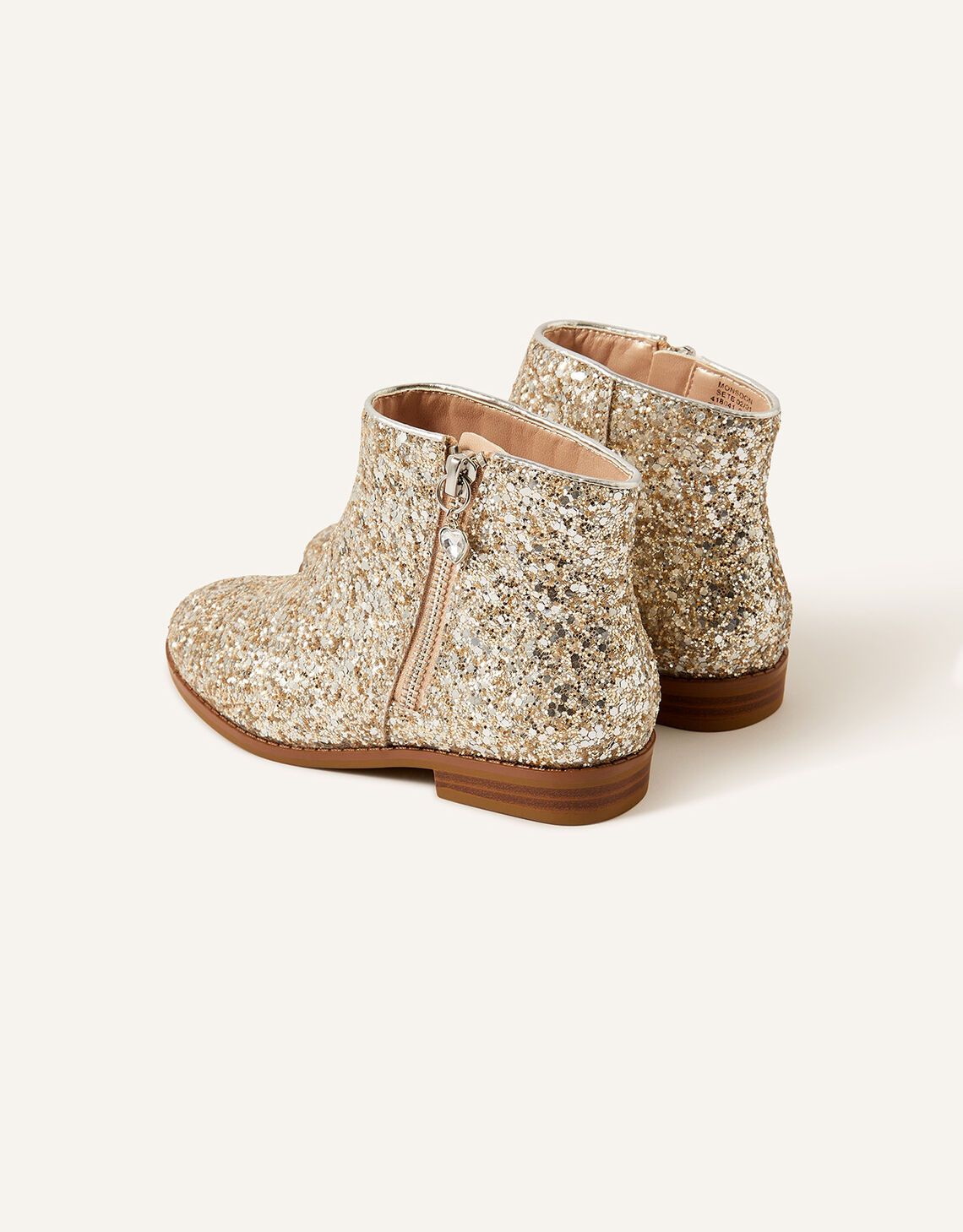 Sparkle Glitter Ankle Boots Gold | Monsoon (UK)