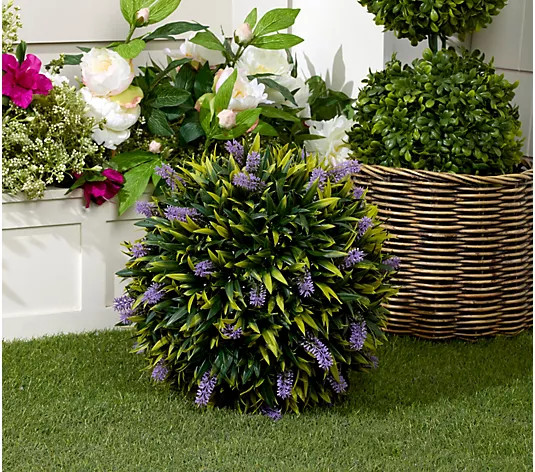 Make Your Selection: Wicker Park 15" Indoor/Outdoor Faux Floral Spring Sphere | QVC