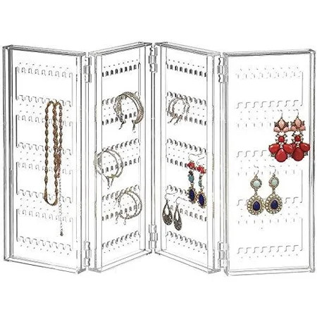 Earring Holder and Jewelry Organizer - Earring Organizer Holds up 140 Pairs of Earrings | Walmart (US)