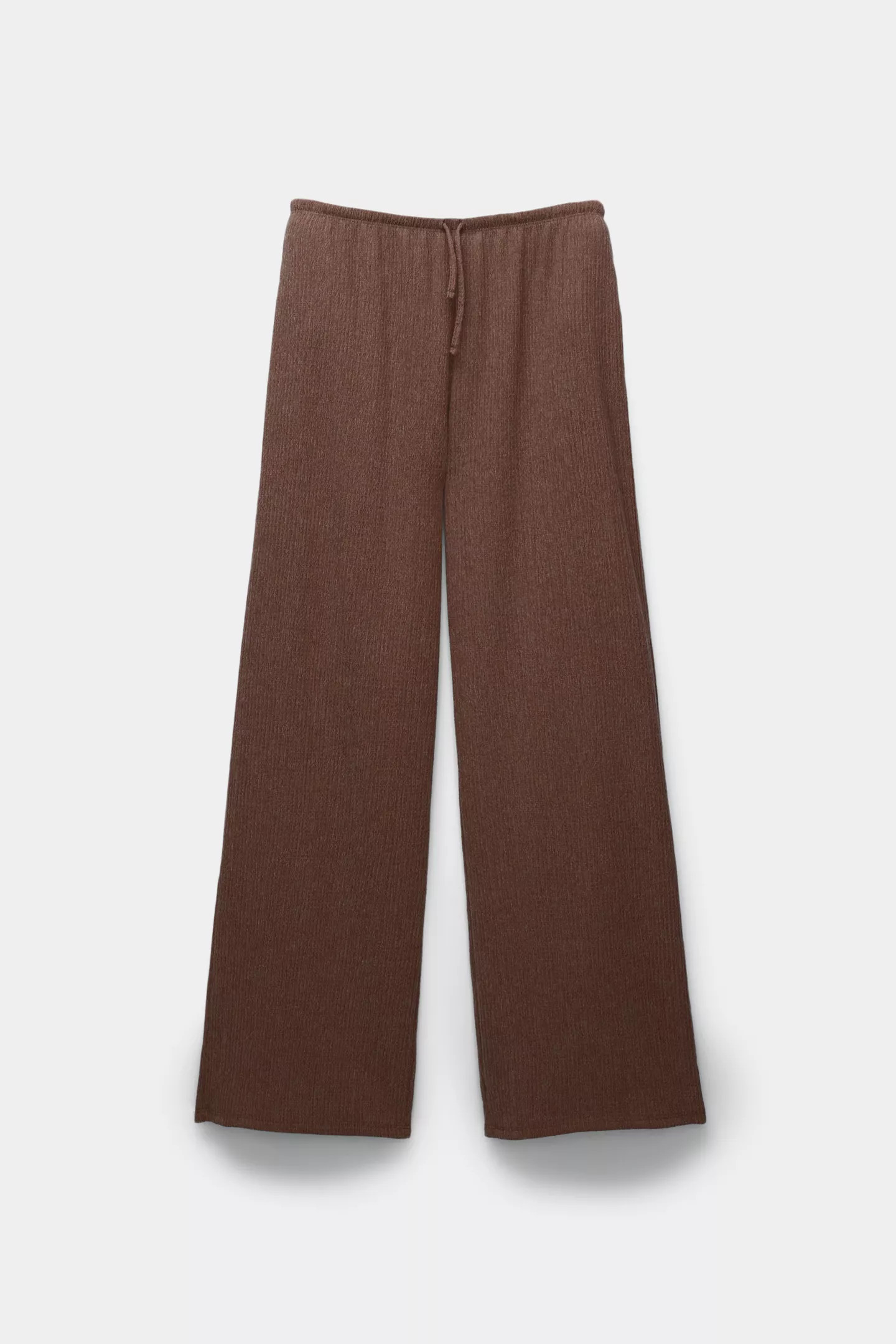 Wide-leg crepe trousers | PULL and BEAR UK