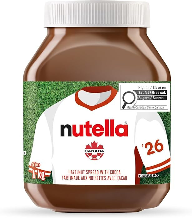 NUTELLA Hazelnut Spread with Cocoa for Breakfast; Bulk 1 Kilogram Jar : Amazon.ca: Grocery & Gour... | Amazon (CA)