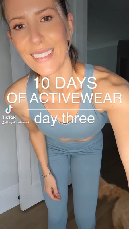 10 Days of activewear | D A Y three ✨ Had to have my co-star join in this one 🐶 She’s such a camera hog. Both my sports bra + leggings are from Amazon 💪🏻 Comment for links or find it all in my ACTIVEWEAR highlight ✨

#LTKFind #LTKfit #LTKunder50
