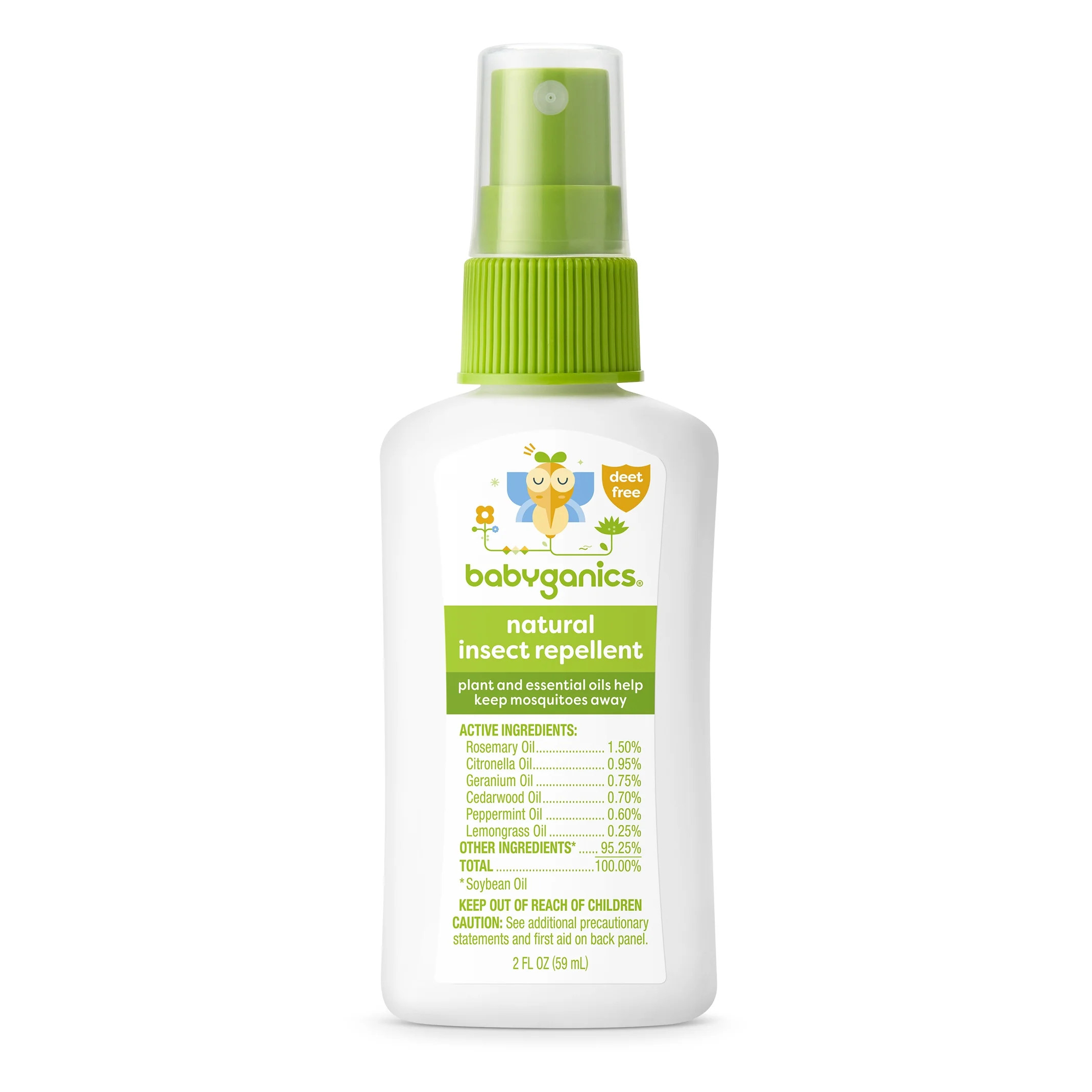 Best seller BabyGanics Babyganics Natural Insect Repellent Spray with Plant and Essential Oils, 2... | Walmart (US)