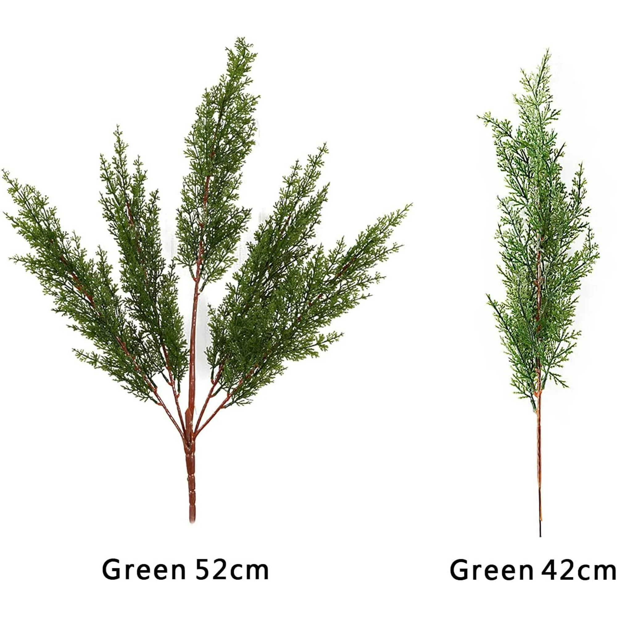 SLGHLSAHG 10Pcs Artificial Pine Cypress Leaves Branch,42cm Long Faux Pine Cypress Stems Picks,Fak... | Walmart (US)