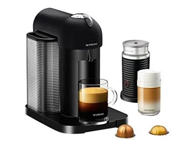 Nespresso Vertuo Coffee and Espresso Machine Bundle with Aeroccino Milk Frother by Breville, Matt... | Walmart (US)