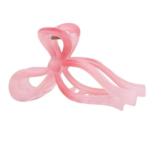 Fashion Large Hair Claw Clip With Beautiful Bow Design for Girls Thick Hair (4.53x1.1 Inches, Pink) - 2 Pack | Amazon (UK)