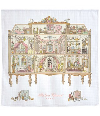 Organic Cotton Baby Dollhouse Swaddle Blanket with Gift Box | Dillards