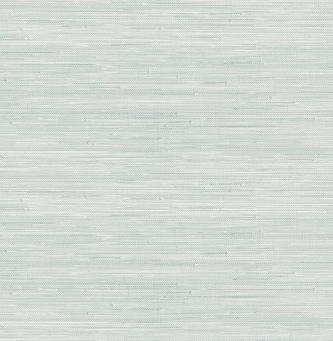 NuWallpaper x Social Social Whisper Blue Classic Faux Grasscloth Peel & Stick Wallpaper | Amazon (US)
