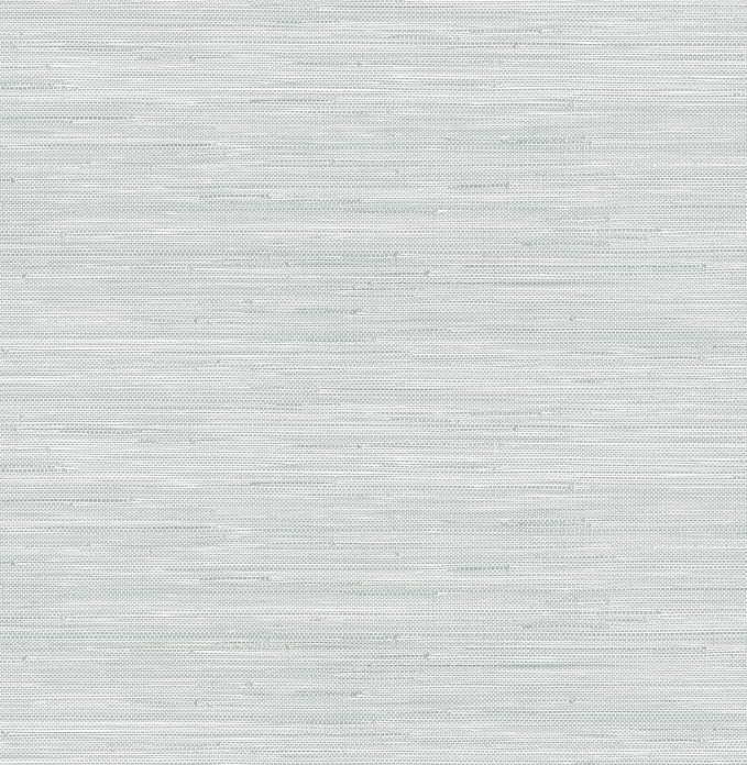 Whisper Blue Classic Faux Grasscloth Peel & Stick Wallpaper | Amazon (US)