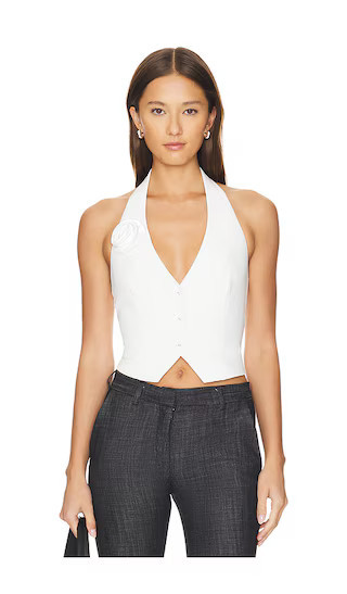 MORE TO COME Acantha Vest in White. - size M | Revolve Clothing (Global)