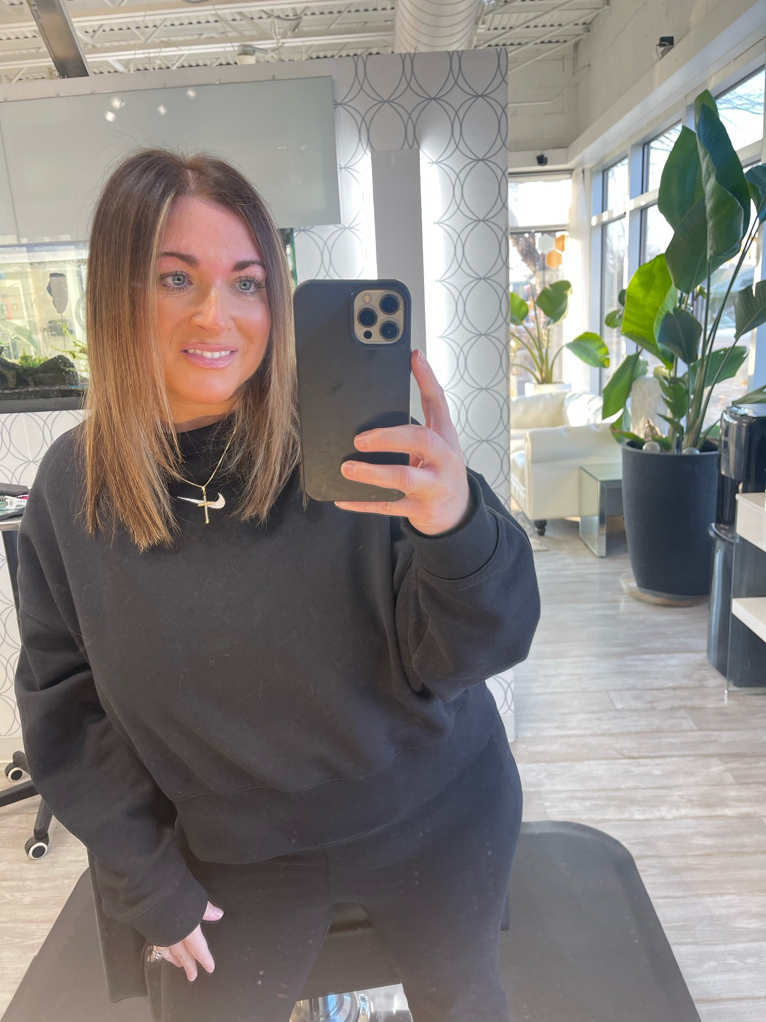 Nike Sports + Athletic comfy outfit! USE Code CYBER for extra 25% off select items! 
Great cozy outfit for traveling as well. 
Nike sweatshirt 
Comfy black yoga pants 
#ootd cyber sale 

#LTKtravel #LTKstyletip #LTKfitness