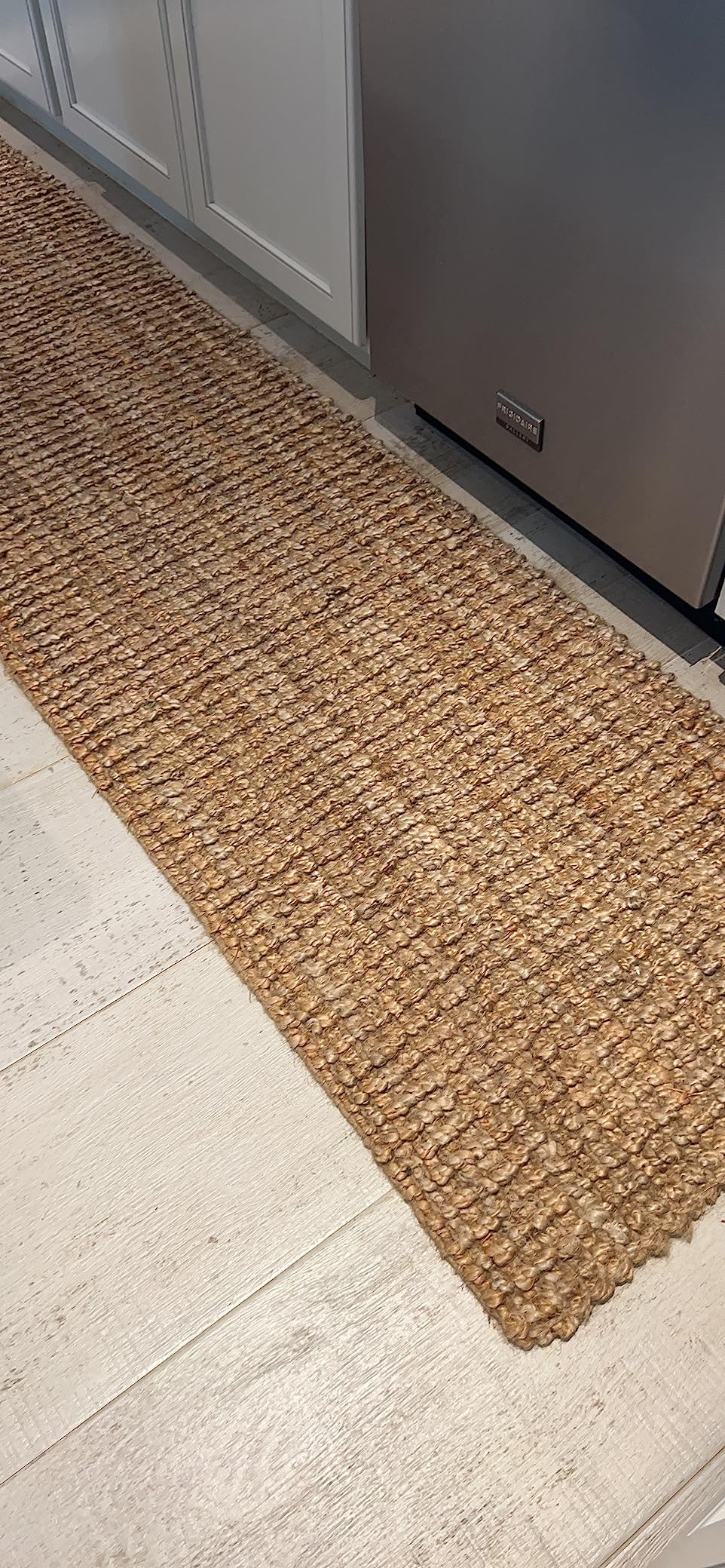 SAFAVIEH Natural Fiber Collection Runner Rug - 2'6" x 6', Brown, Handmade Chunky Textured Jute 0.... | Amazon (US)