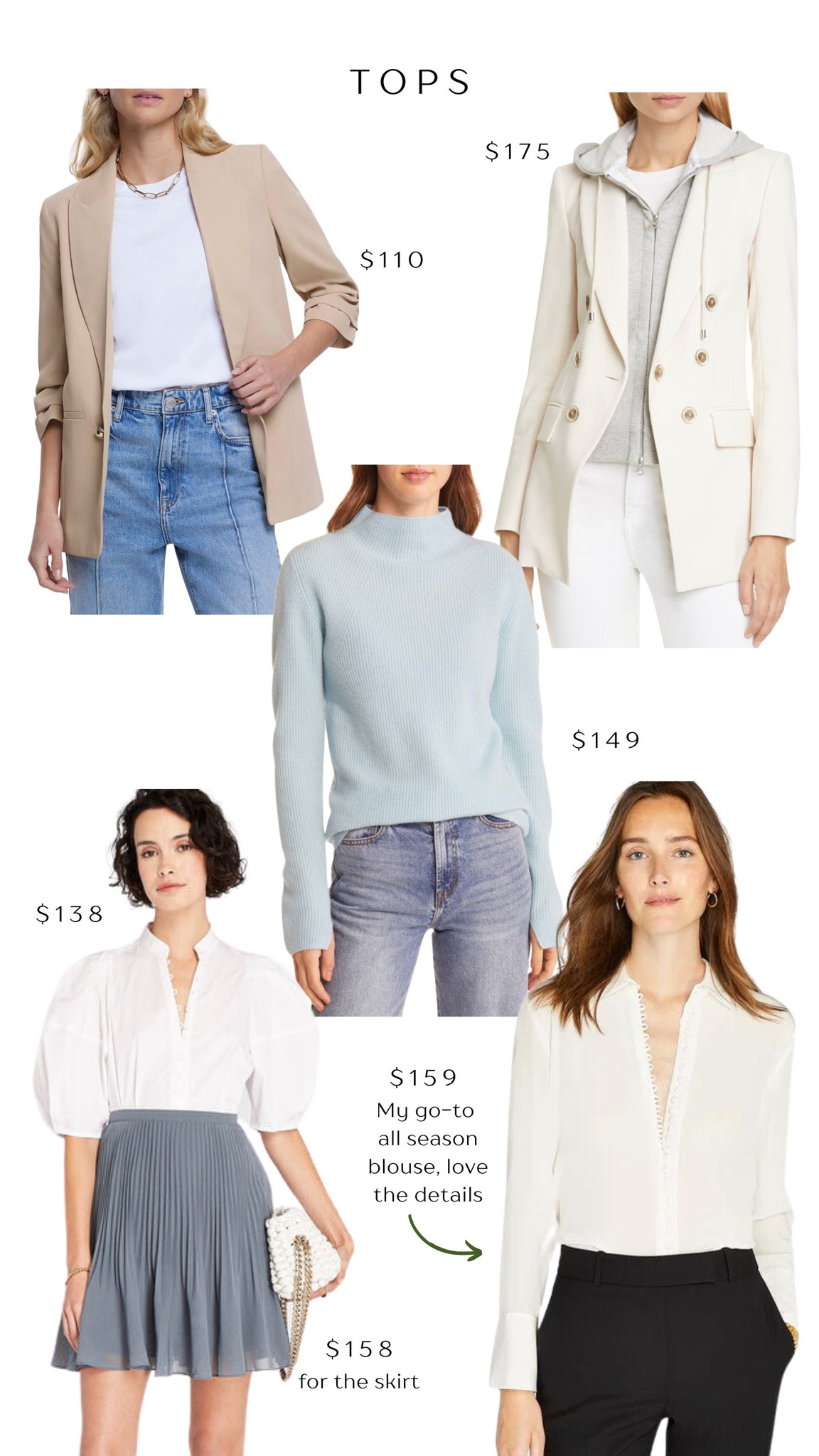 Late summer and fall work-wear tops and blazers! Including my favorite versatile silk blouse 

#LTKSeasonal #LTKBacktoSchool #LTKworkwear
