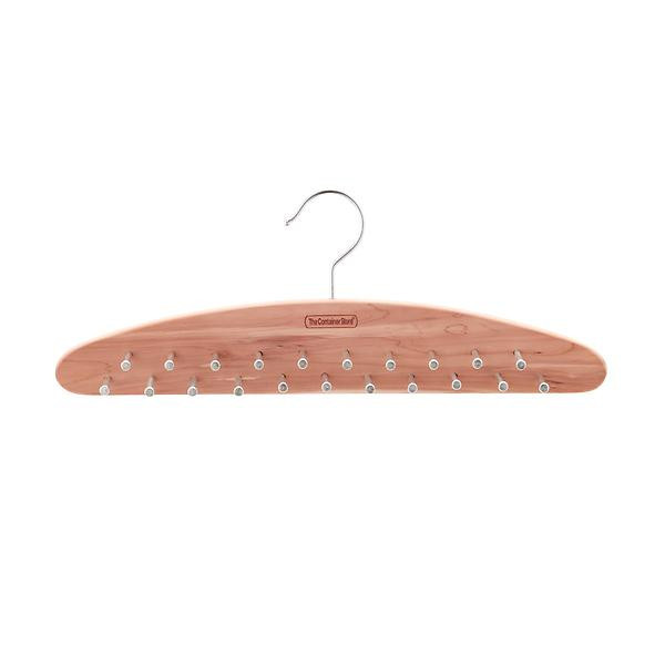 42-Peg Cedar Tie Hanger | The Container Store