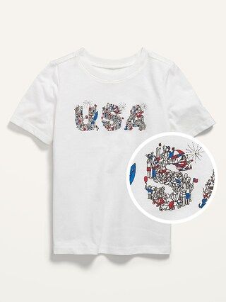 Unisex Matching Graphic "USA" Tee for Toddler | Old Navy (US)