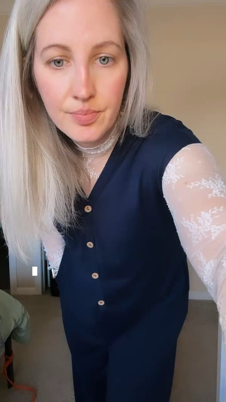 My comfy casual OOTD for a lazy New Year’s Day ☺️ I sized up on the jumpsuit for an oversized feel. Short is TTS  

#LTKOver40 #LTKFindsUnder50 #LTKStyleTip