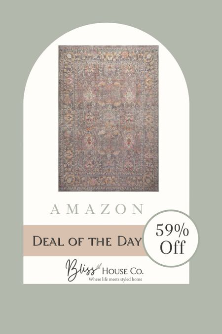 🌟🛍️ Snag today’s exclusive Amazon deal! Dive into vintage elegance with this stunning area rug at a sensational 59% off. Perfect for adding a sophisticated touch to any room. Don’t miss out on transforming your space with Bliss House Co. elegance. 🏡💖

#LTKStyleTip #LTKHome