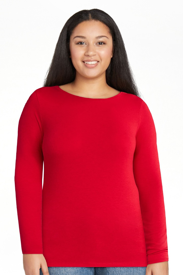 No Boundaries Long Sleeve Crewneck Tee, Women's | Walmart (US)