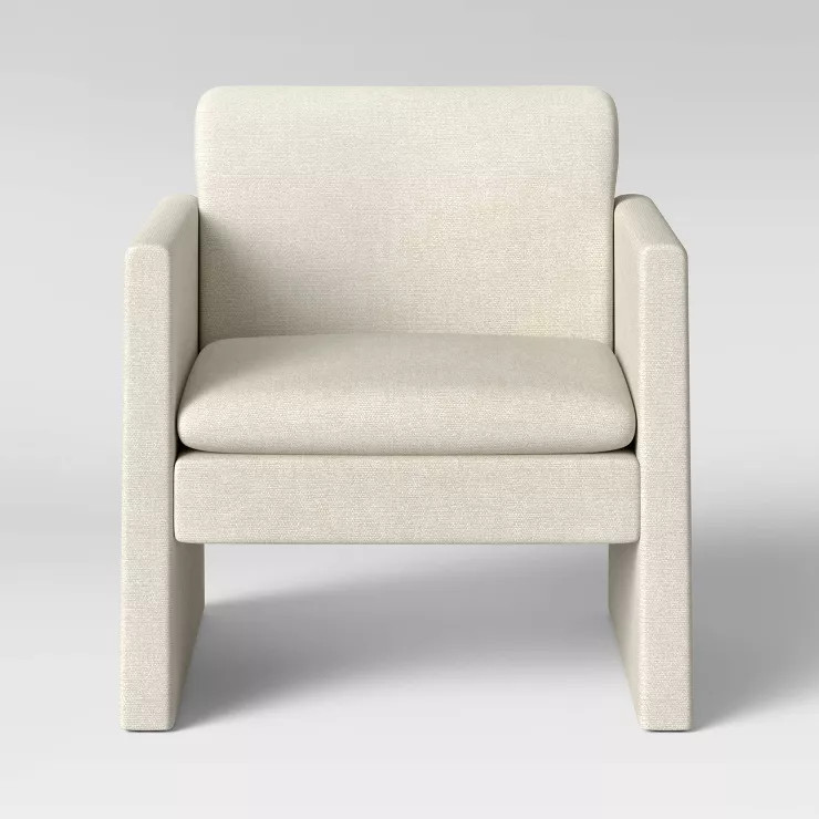 Peletier Fully Upholstered Accent Chair Cream - Threshold™ | Target