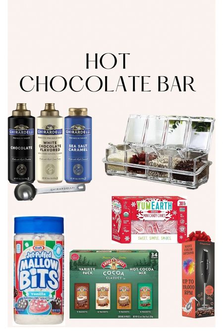 Hot Chocolate Bar
#amazon #bar #winter #drinks #trendy 

#LTKSeasonal #LTKfindsunder50 #LTKhome