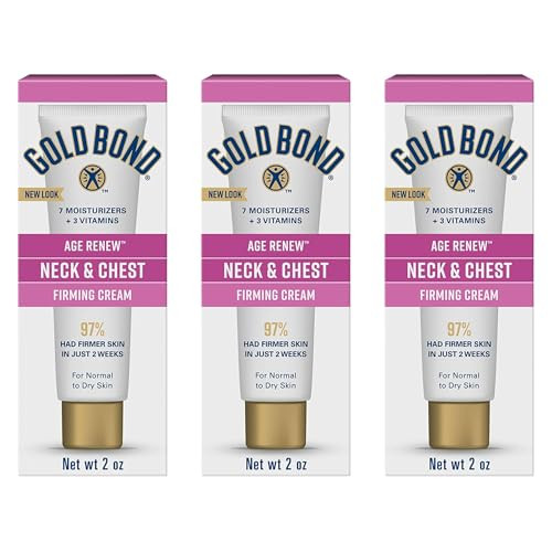 Gold Bond Age Renew Neck and Chest Firming Cream, 2 oz., Pack of 3 | Amazon (US)