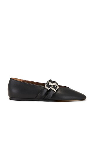 LE MONDE BÉRYL Claudia Flat in Black | FWRD | FWRD 