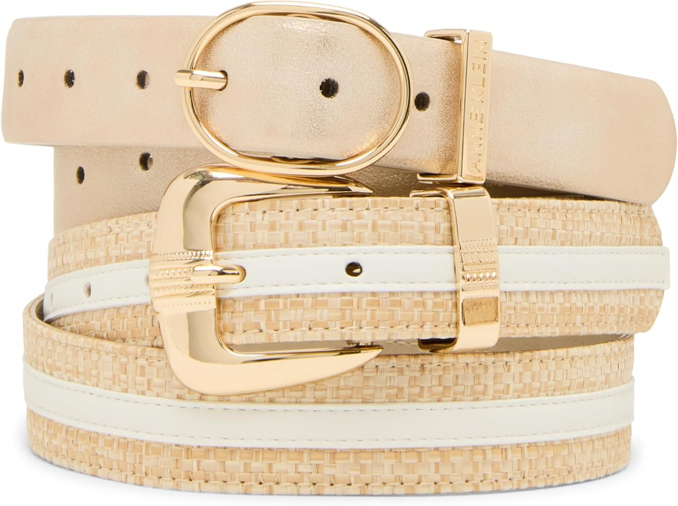 Anne Klein Women's Anne Klein Classic 2 for 1 Pant Belt | Amazon (US)
