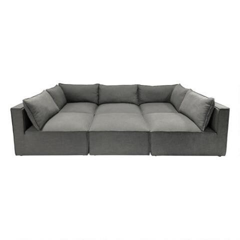 Tyson Modular Sectional Armless Chair | World Market