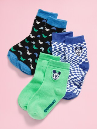 Old Navy x Disney© Crew Socks 3-Pack for Toddler & Baby | Old Navy (US)