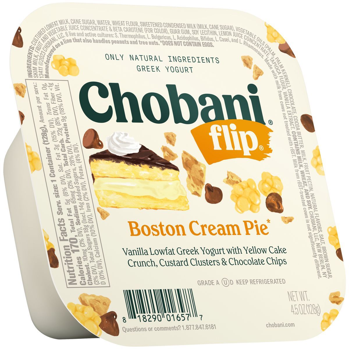 Chobani Flip Boston Cream Pie Greek Yogurt - 4.5oz | Target