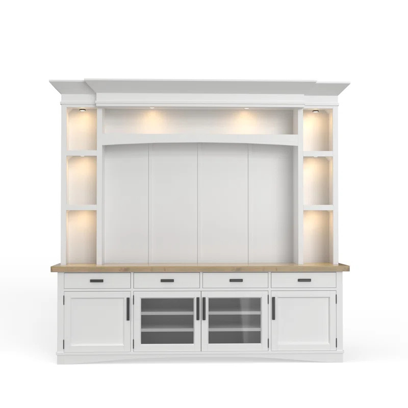 Solid Wood Entertainment Center for TVs up to 70" | Wayfair North America