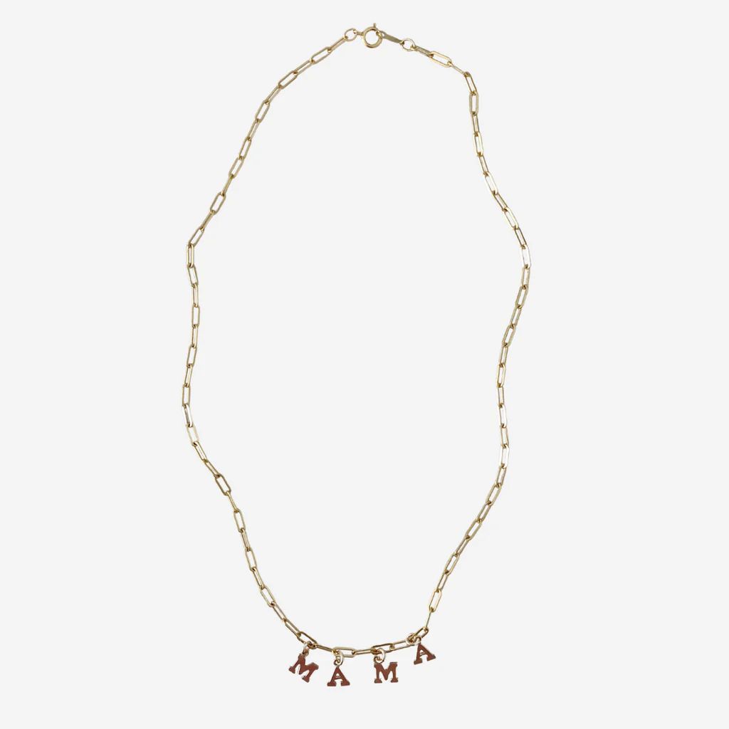 Gold Filled MAMA Necklace | Alexandra Gioia