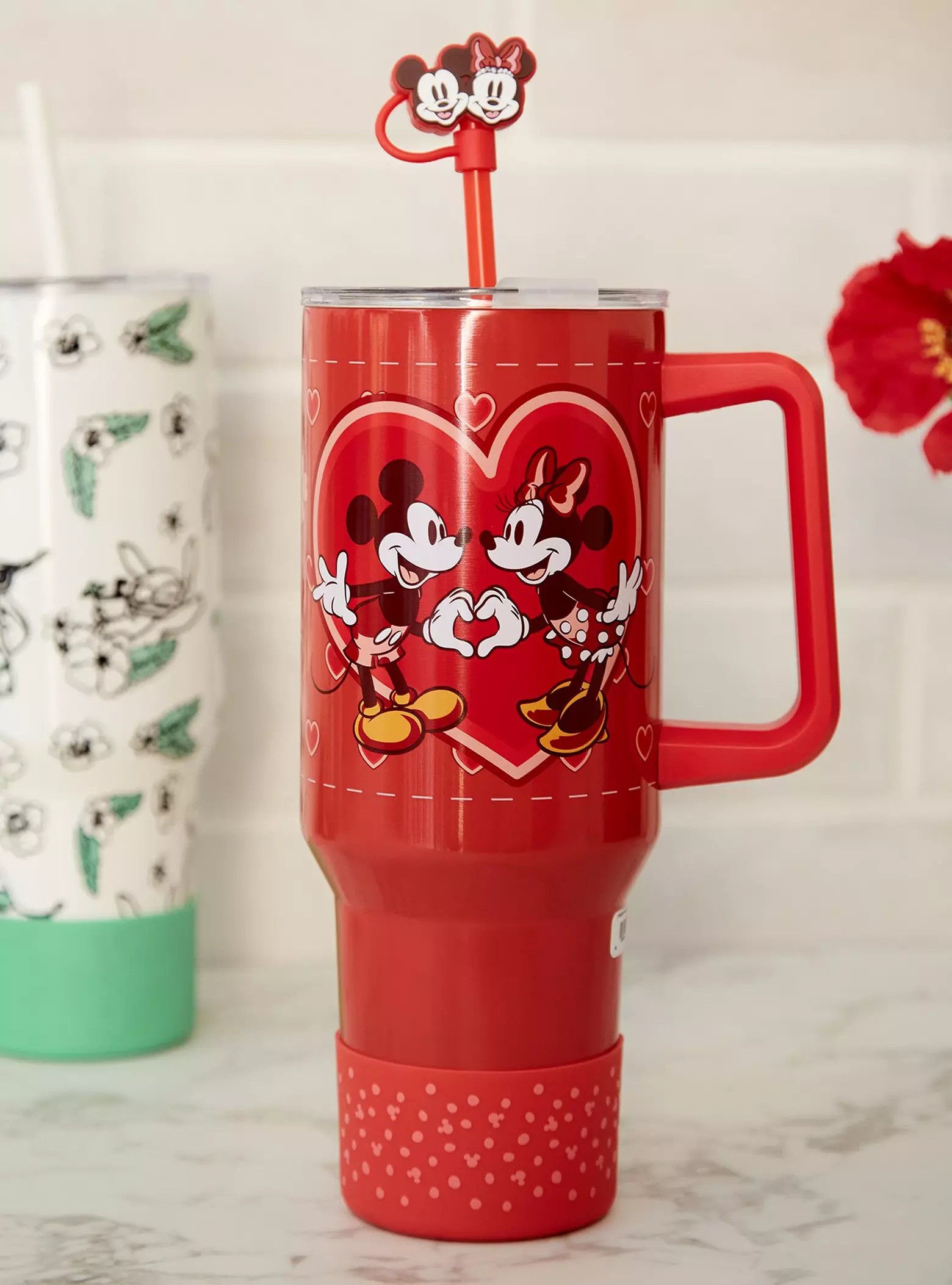 Disney Mickey & Minnie Valentine's Day Straw Tumbler — BoxLunch Exclusive | BoxLunch