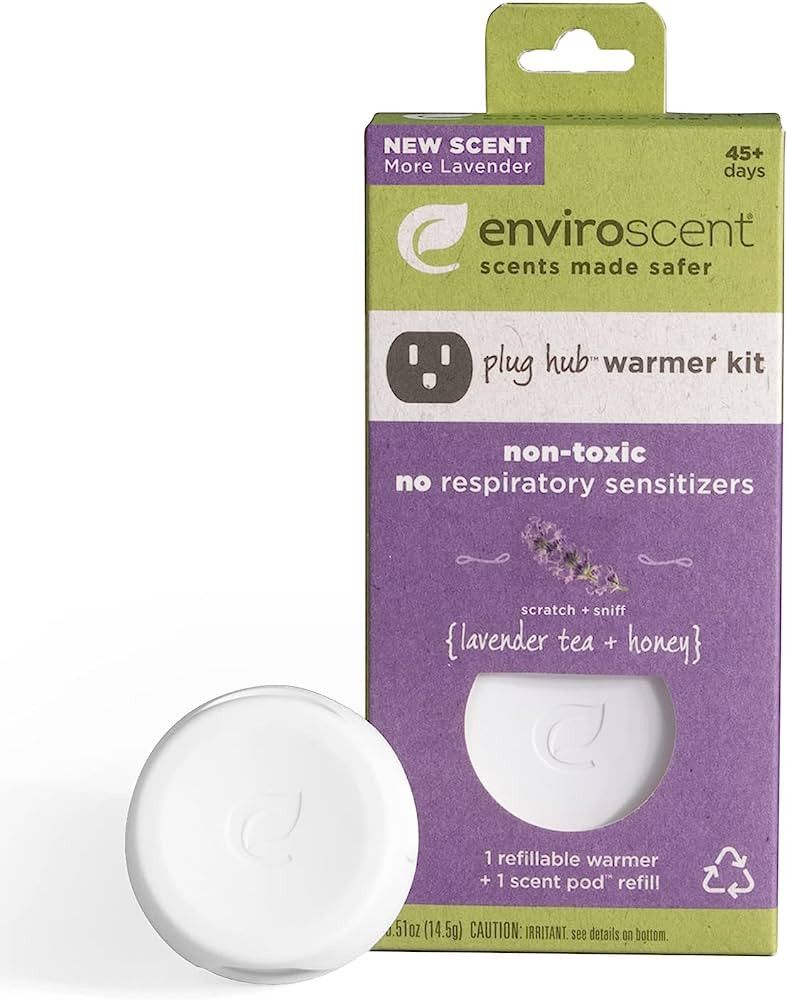 Enviroscent Non-Toxic Plug-in (2-Piece Set) Room & Home Air Freshener Kit (Lavender Tea + Honey) ... | Amazon (US)