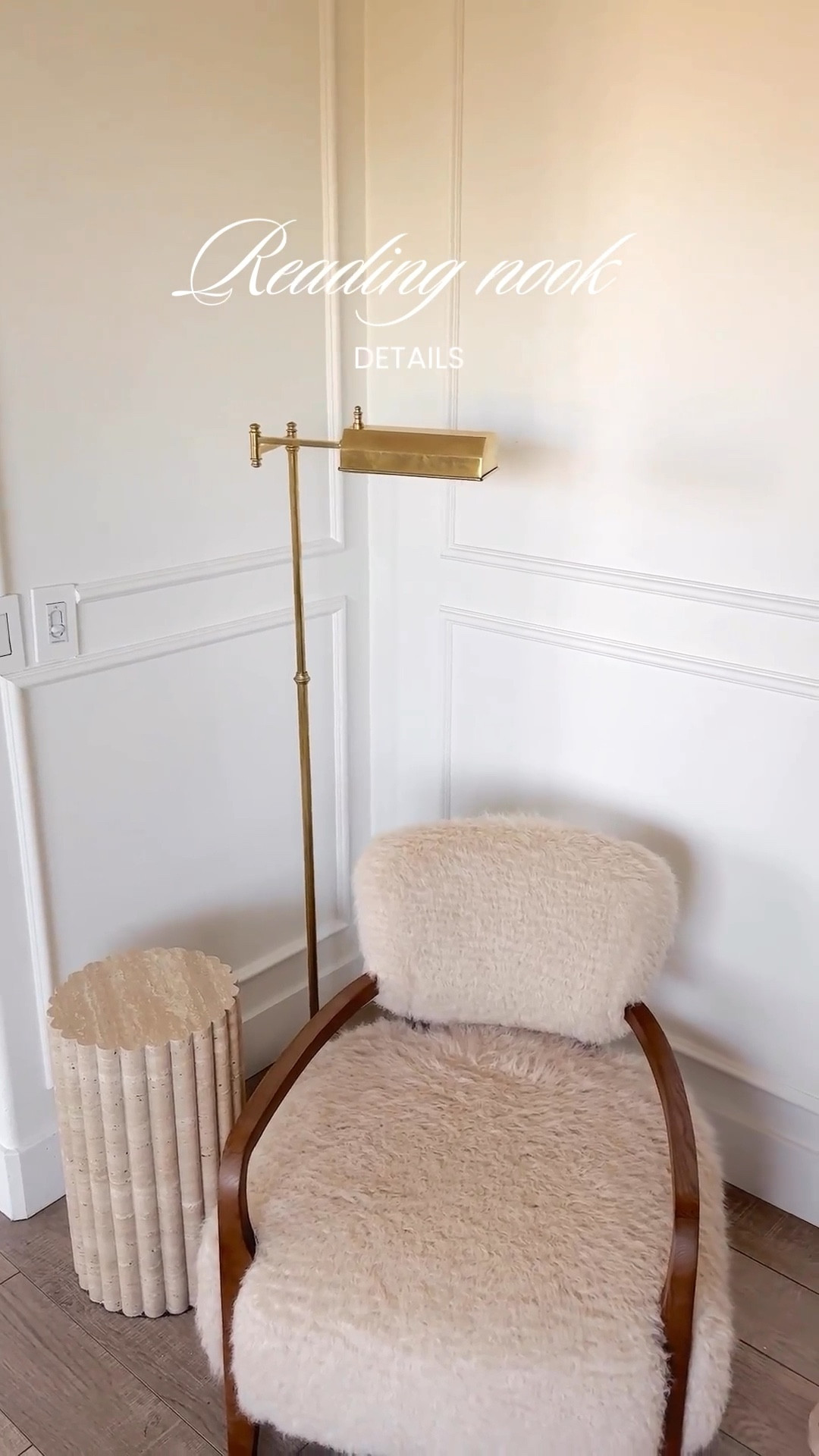 My cozy reading nook featuring the beautiful Dorchester Floor Lamp from @lighting_design_company 🫶🏻 Its timeless design and warm glow create such a welcoming and relaxing atmosphere ✨

 #ad #lightingdesignco

#ad #lightingdesignco

#LTKHome