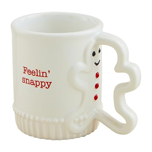 Mud Pie Figural Handle Mug, Gingerbread, 16 oz | Amazon (US)