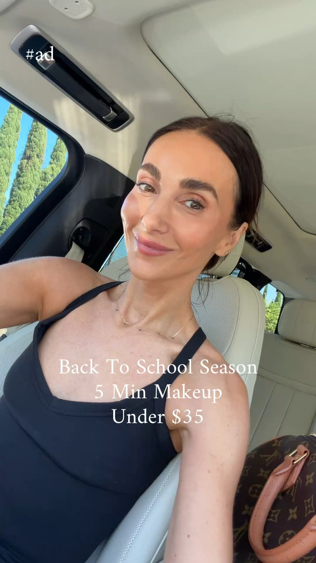 #Ad Back To School Season is here. Here’s my quick 5 min makeup routine. Details:
e.l.f. Soft Glam Brightening Corrector - Light Pink
e.l.f. Soft Glam Cream Blush - Melon-Drama
e.l.f. Soft Glam Cream Bronzer -Light/Medium
e.l.f. Soft Glam Satin Concealer - 25 Light Neutral
e.l.f. Soft Glam Satin Foundation- 31 Medium Neutral
#elfpartner #TargetPartner @Target @elfcosmetics