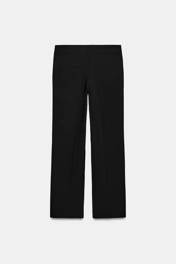 HOSE MIT WEITEM BEIN UND HOHEM BUND ZW COLLECTION | Zara US