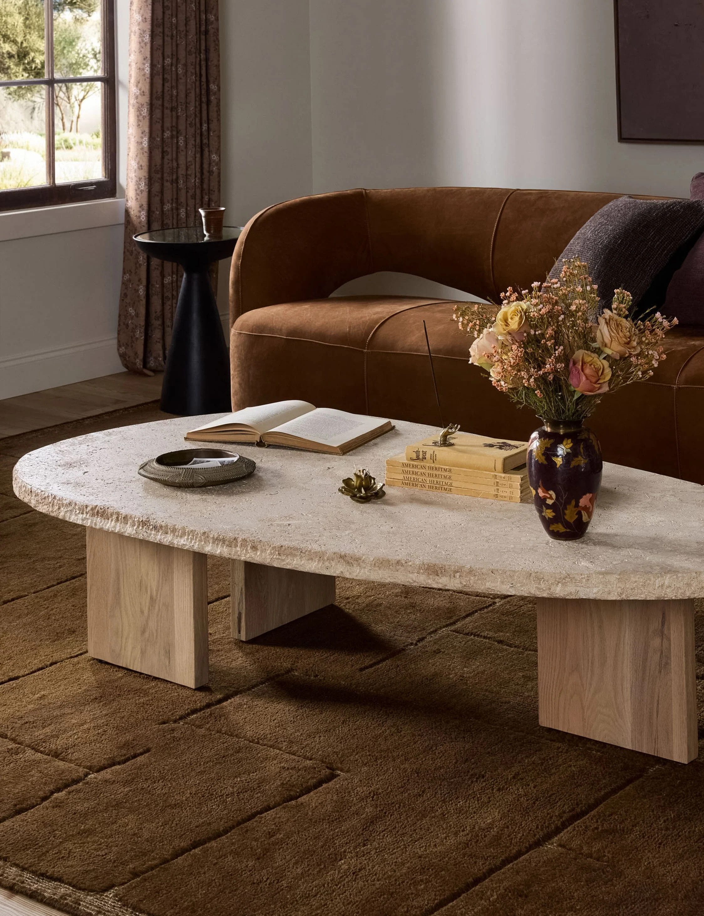 Manuel Coffee Table, Beige | Lulu and Georgia 