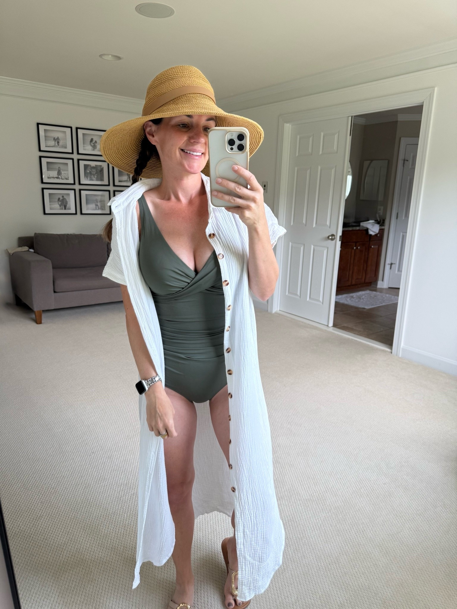 Flattering and comfortable one piece swimsuit