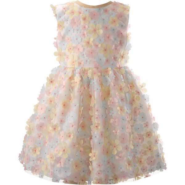 Flutter Flower Party Dress, Multi | Maisonette