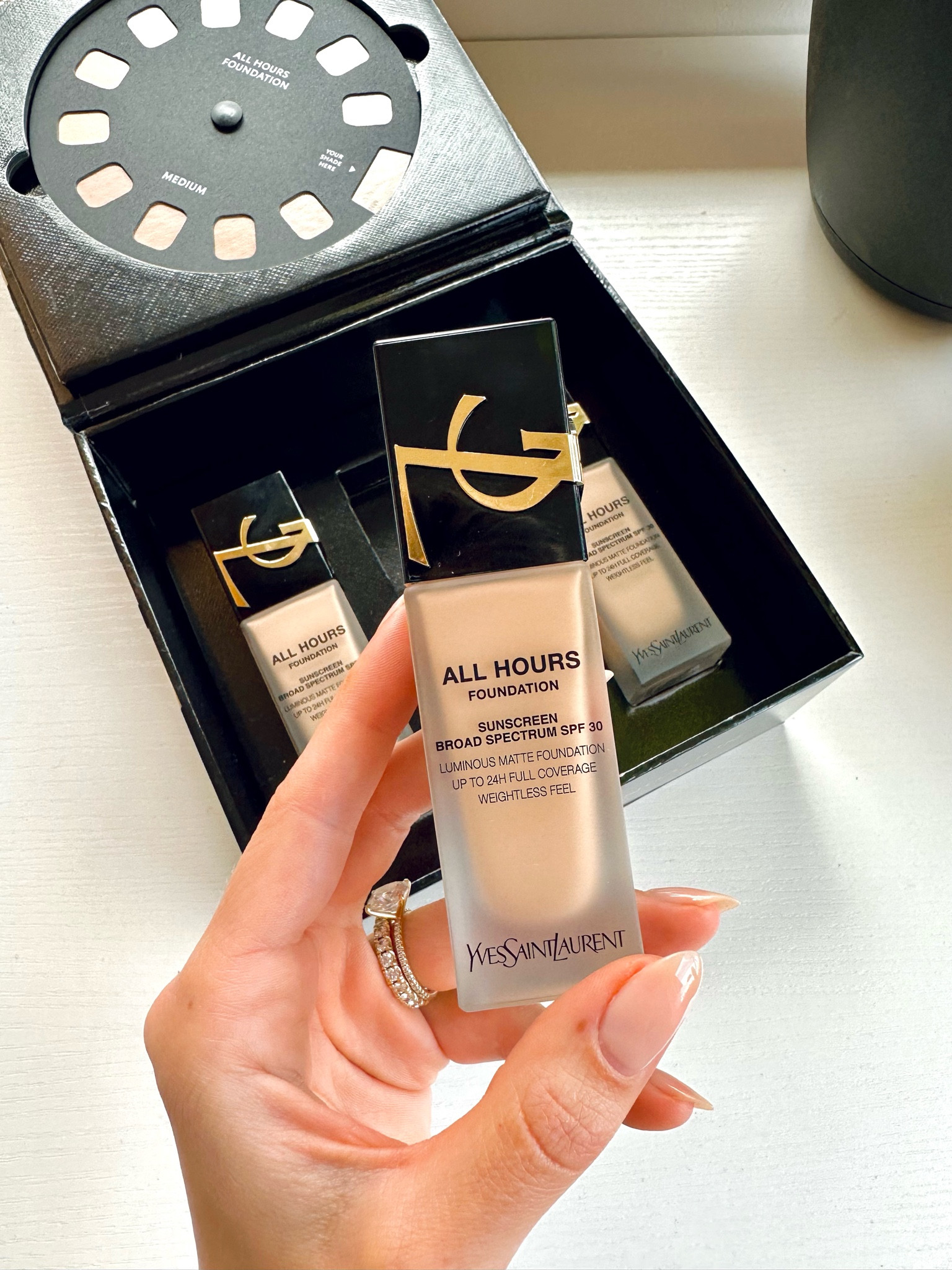 Loved the look and feel of this YSL Beauty All Hours foundation! I used shade MN1, which was a perfect match for my skin. I wore it for 12 hours and was really happy with how it held up! 

#LTKbeauty #LTKunder100