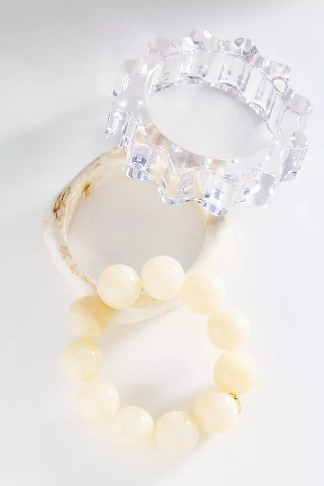 Resin Bangles, Set of 3 | Anthropologie (US)