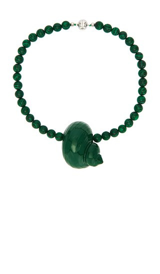 Mykonos Necklace in Green | Revolve Clothing (Global)