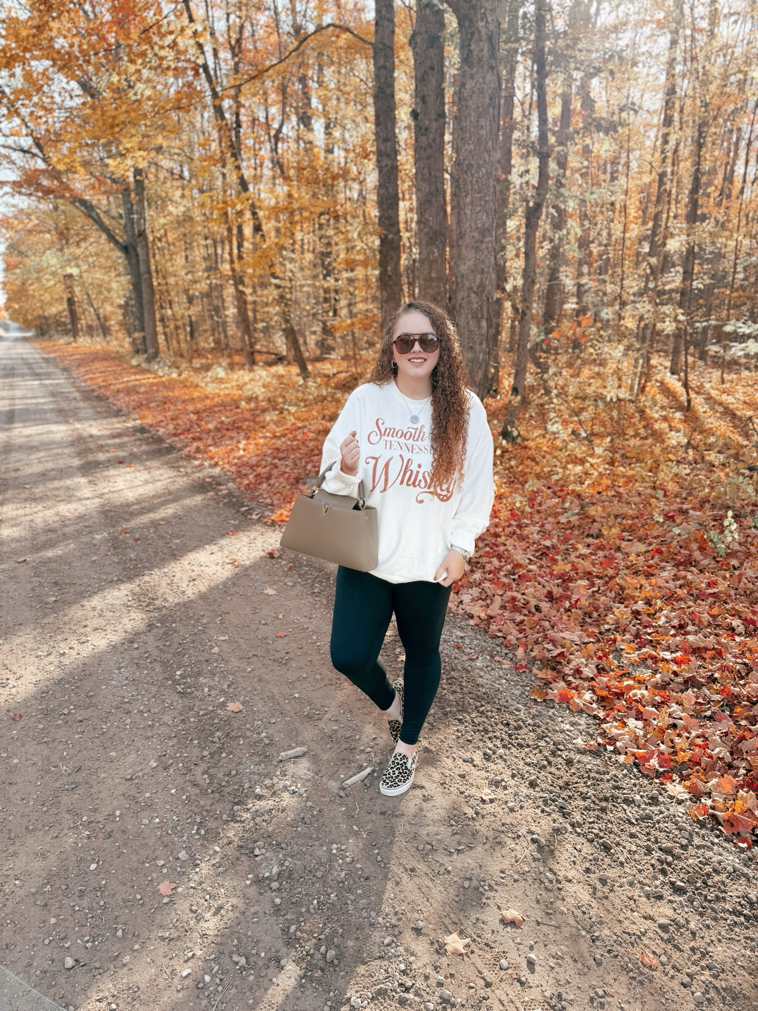 This sweatshirt is so cozy 🤍leggings | Amazon leggings | black leggings | leggings outfit  | sweatshirt | graphic sweatshirt | buckle sweatshirt | leopard print shoes | on the go outfits | casual outfit | casual look | amazon fashion | amazon finds | amazon look | amazon outfit | fall outfit | fall look | fall fashion | fall finds | fall outfit inspo | fall fashion inspo | fall 2024 | vans | vans style 

#LTKSeasonal #LTKStyleTip #LTKMidsize