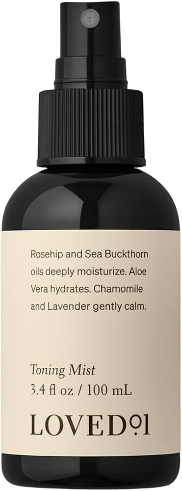 Loved01 Face & Body Toning Mist, Hydrating Aftershave & Cleansing Spray, Alcohol-Free, Formulated... | Amazon (US)
