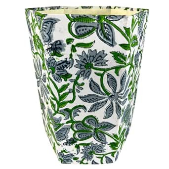 Waste Basket | Decorative Small Waste Basket | Cute Bedroom Trash Can | Colorful Trash Can (Green... | Amazon (US)