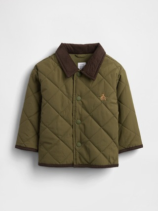 Baby Recycled Quilted Barn Jacket | Gap (CA)