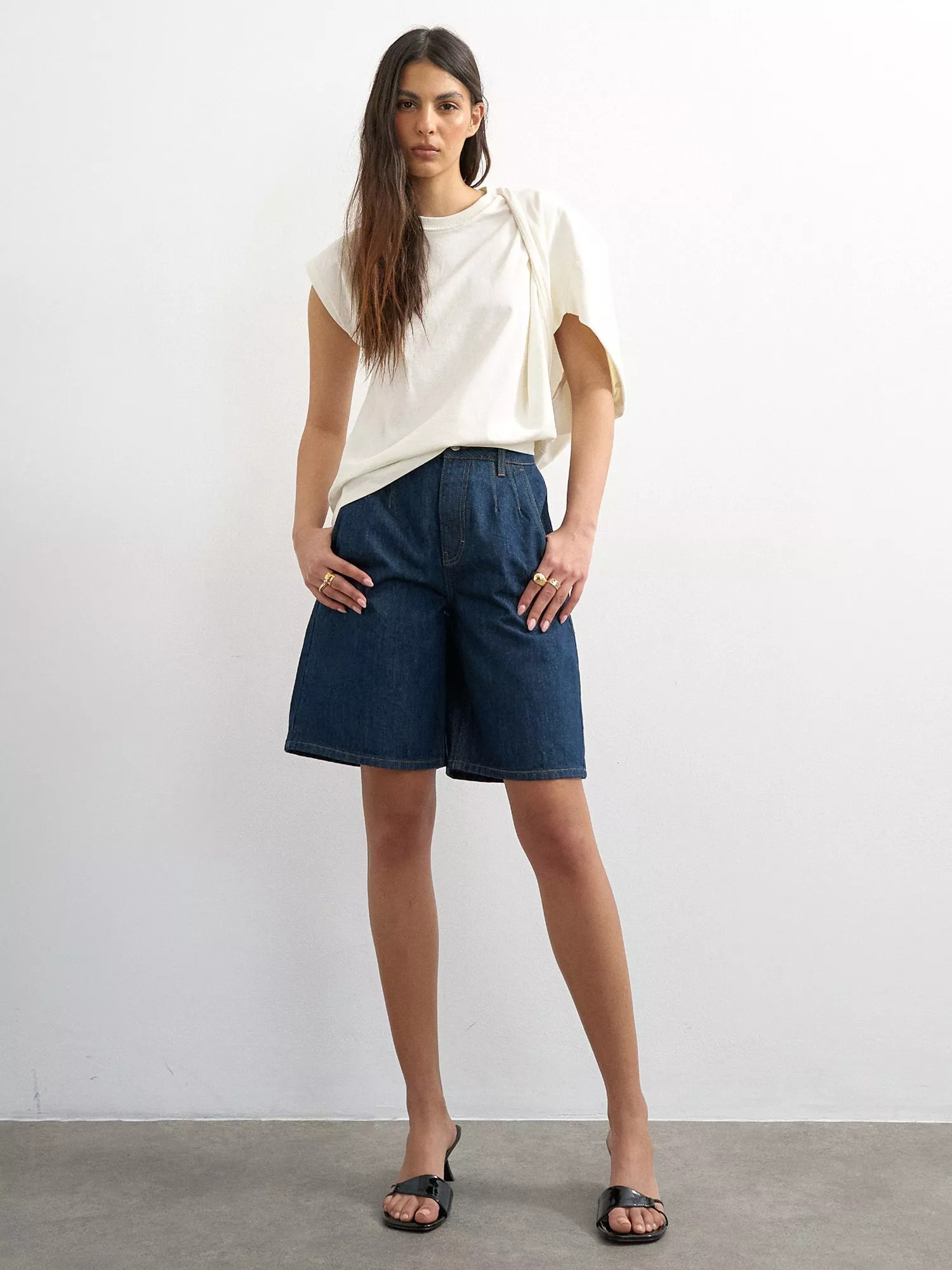 Denim Shorts, Indigo Rinse | John Lewis (UK)