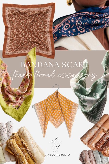 Great bandana scarves can be hard to find! These timeless and well-made scarves are my favorite transitional winter to spring accessory for a pop of color ✨

#LTKSeasonal #LTKSpringSale #LTKMostLoved